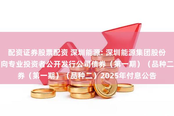 配资证券股票配资 深圳能源: 深圳能源集团股份有限公司2021年面向专业投资者公开发行公司债券（第一期）（品种二）2025年付息公告